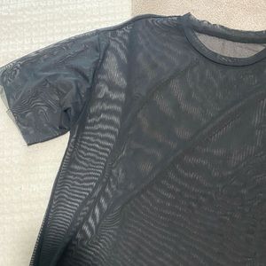 Oversized Mesh Tee